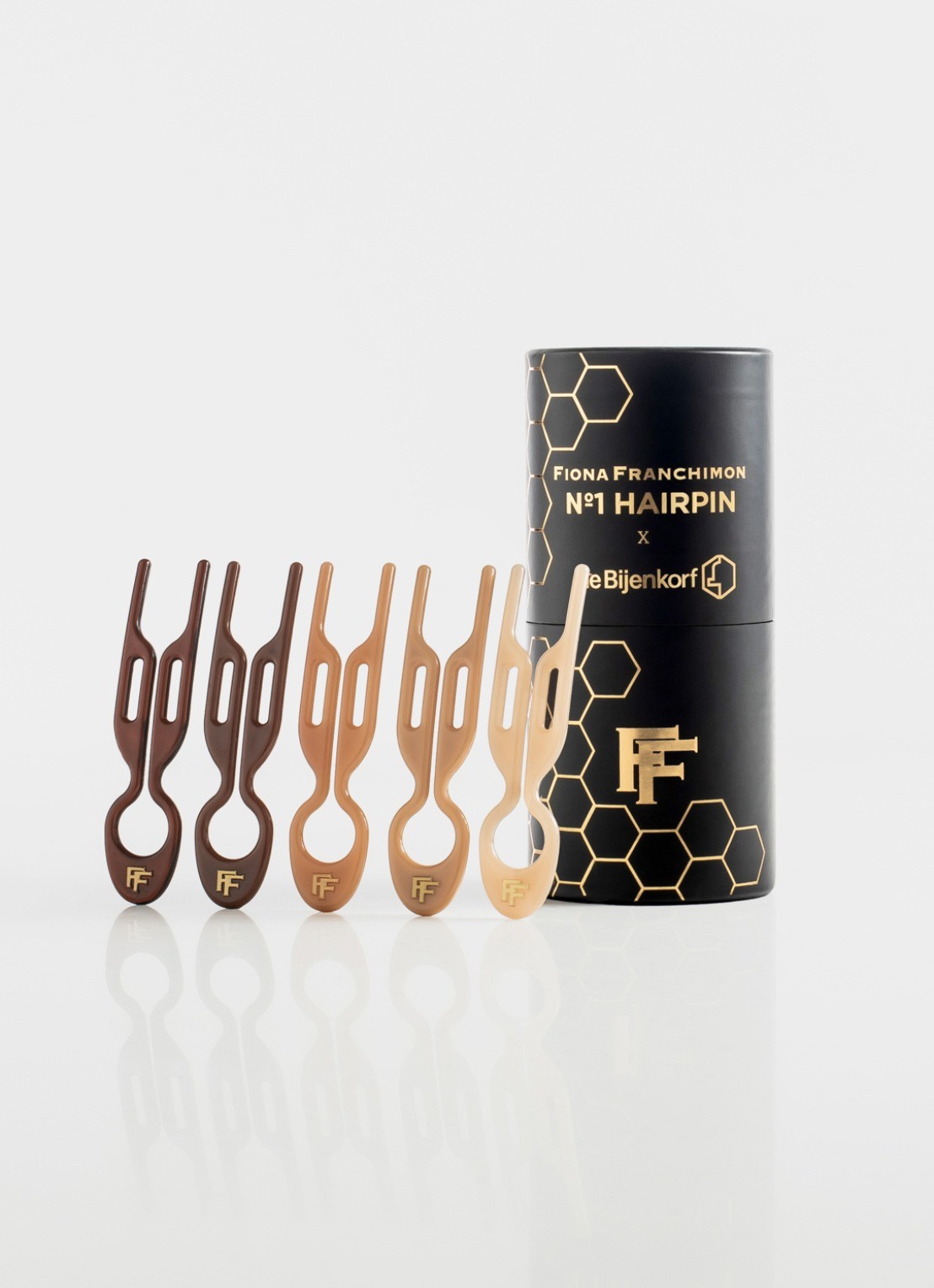 Fiona Franchimon Nº1 HAIRPIN | Fiona franchimon X de Bijenkorf Collection - Limited Edition  - voorkant 4 undefined