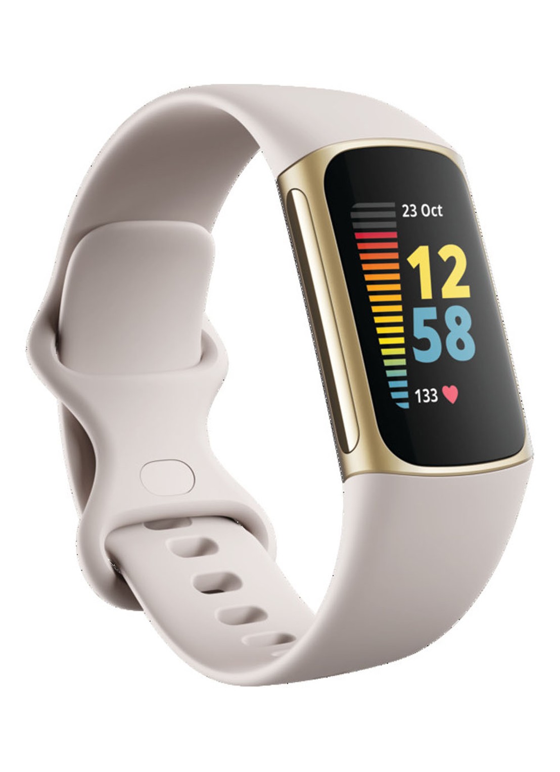 Fitbit Fitbit Charge 5 FB421GLWT - voorkant 2 creme