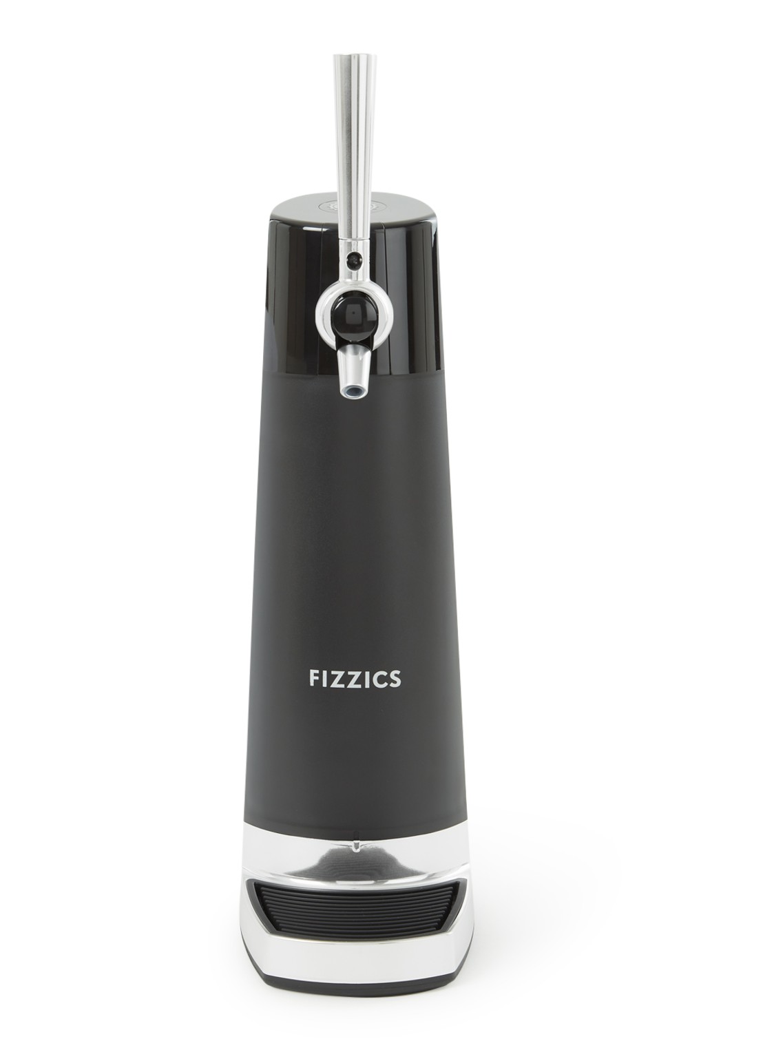 Fizzics DraftPour oplaadbare bier dispenser 45 cm - voorkant zwart