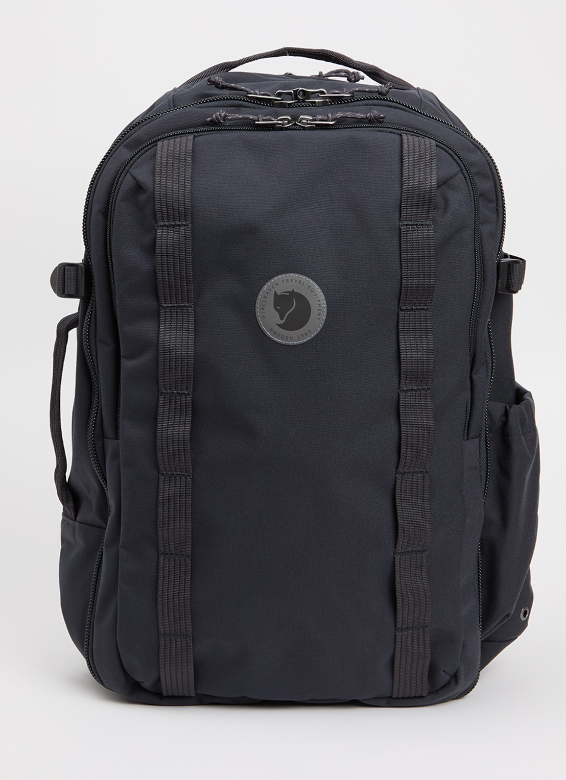 Fjällräven Färden Carry-On rugzak met 16 inch laptopvak - voorkant zwart