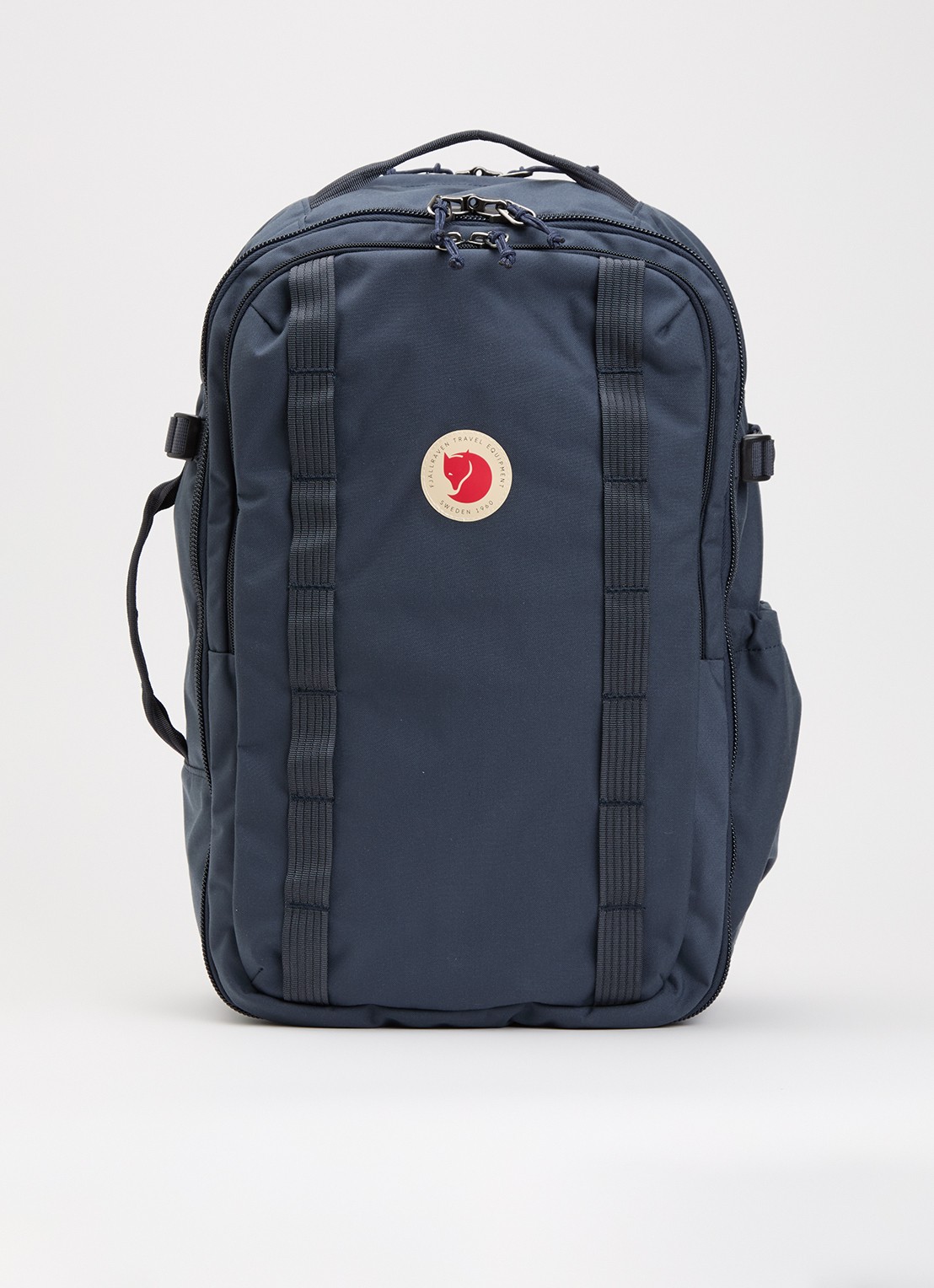Fjällräven Färden Carry-On rugzak met 16 inch laptopvak - voorkant 3 indigo