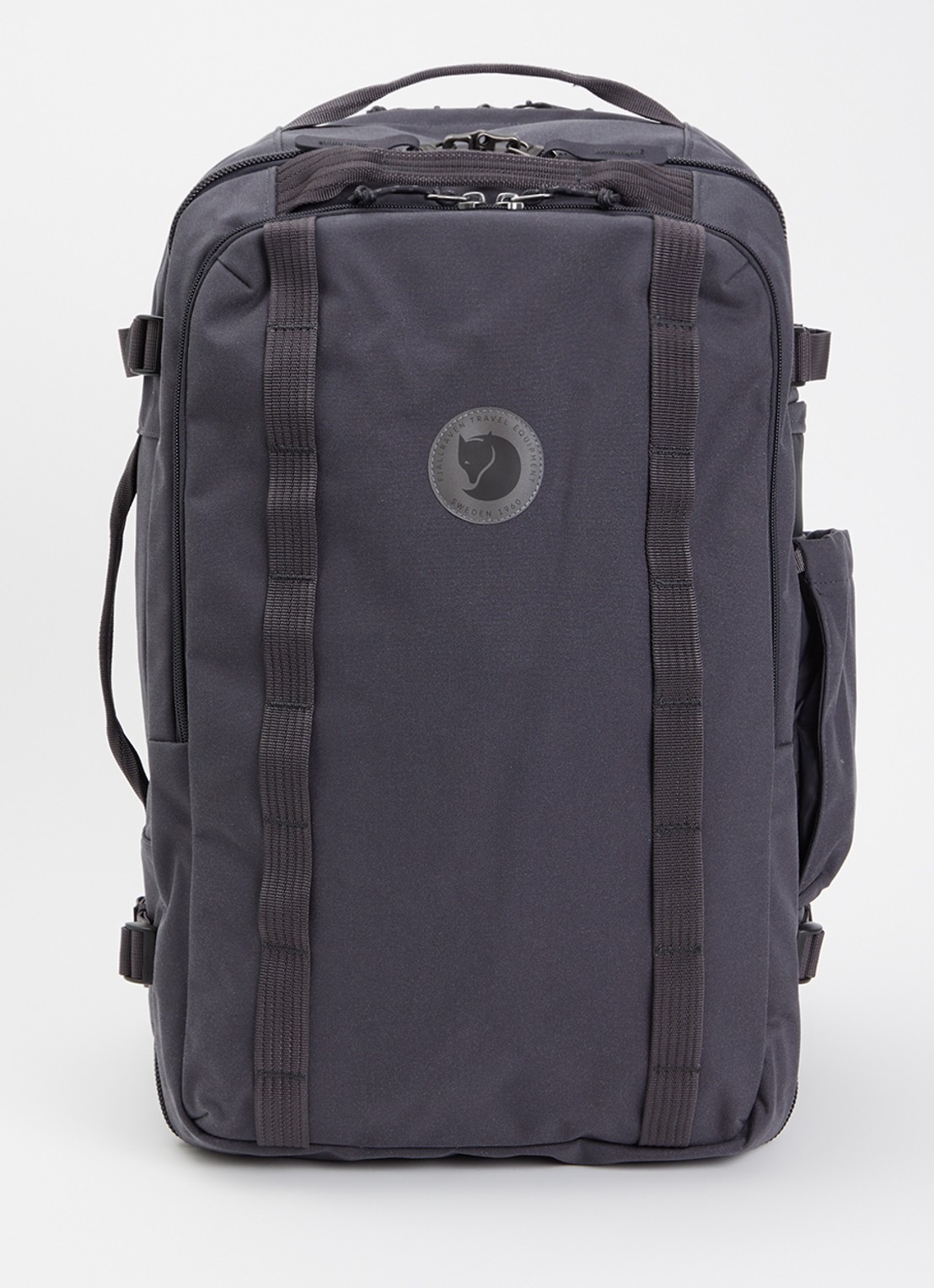 Fjällräven Farden Carry-On rugzak met 17 inch laptopvak - voorkant antraciet