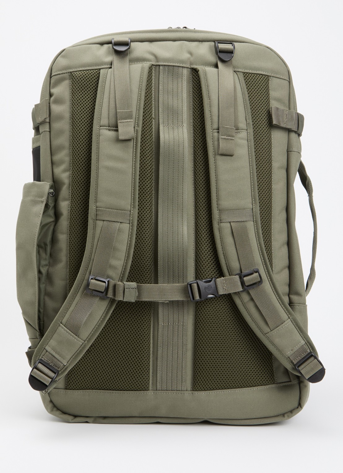 Fjällräven Farden Carry-On rugzak met 17 inch laptopvak - achterkant 2 olijfgroen