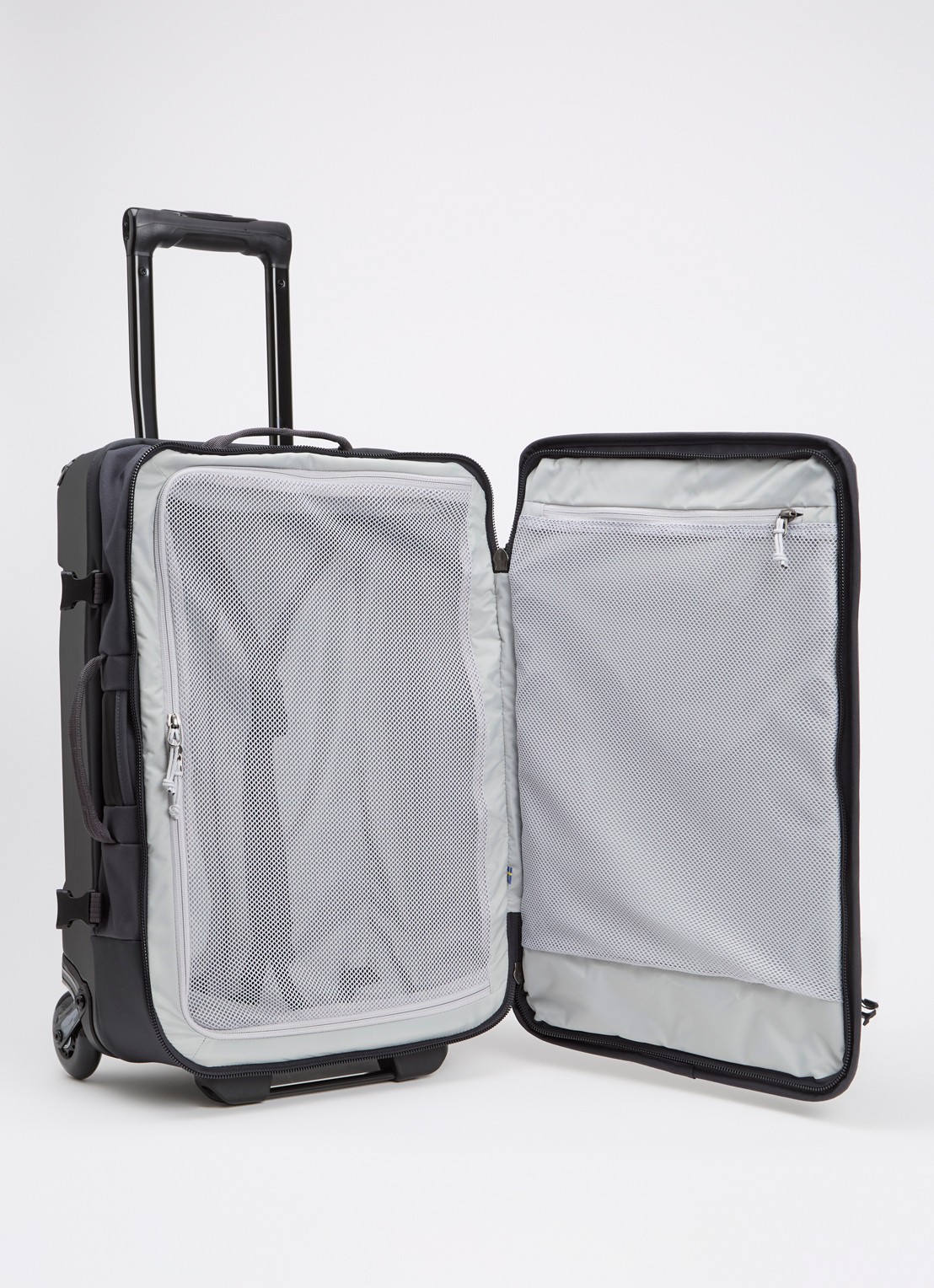 Fjällräven Farden trolley 55 cm - voorkant 4 zwart
