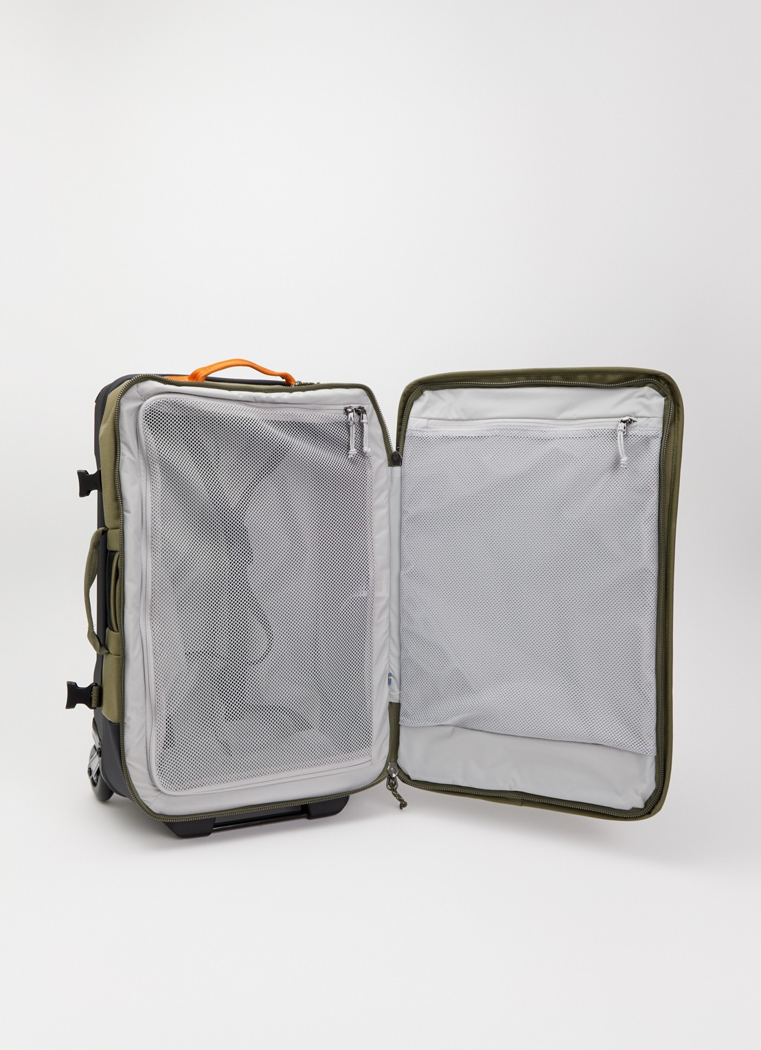 Fjällräven Farden trolley 55 cm - voorkant 4 groen