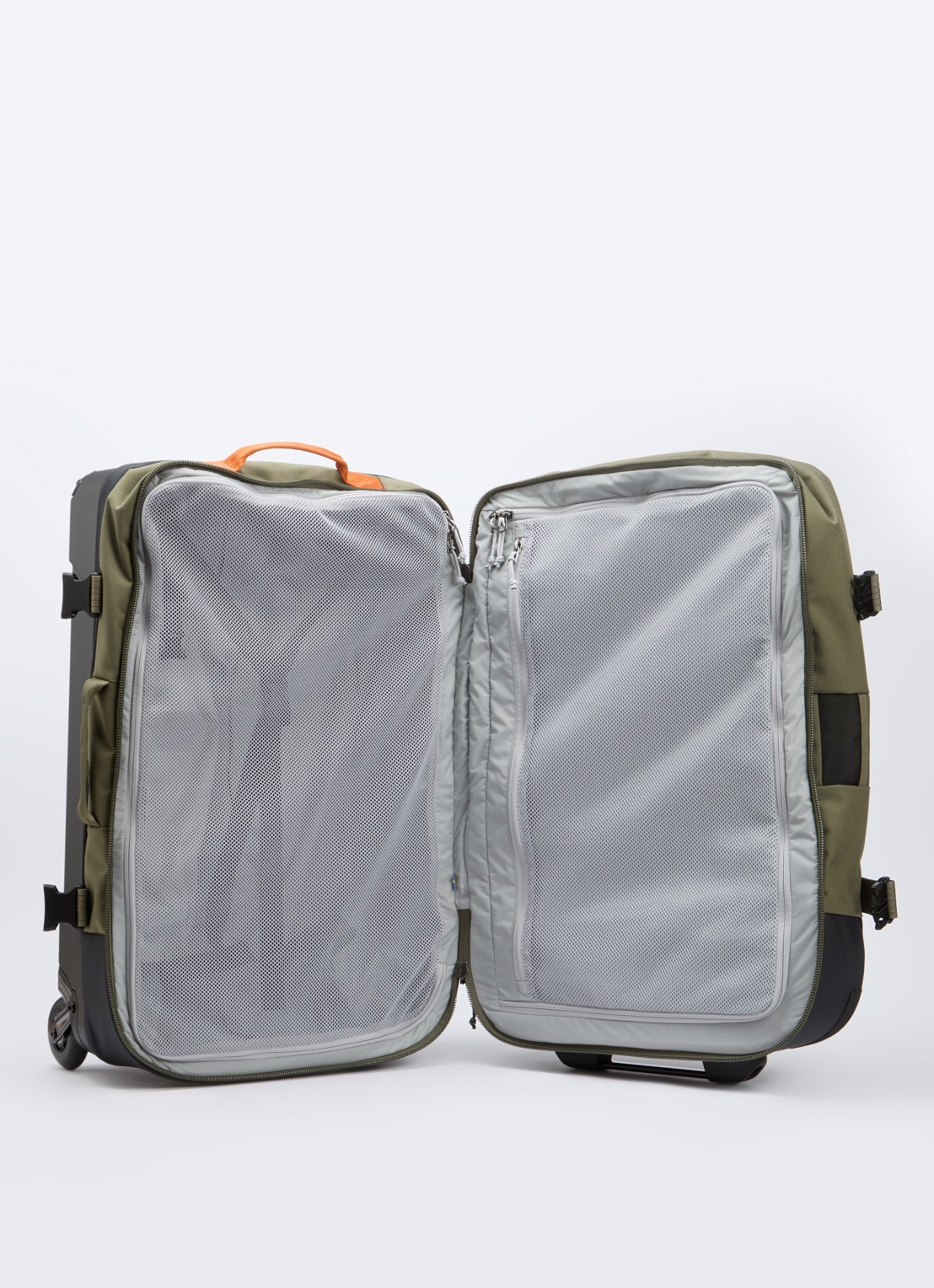 Fjällräven Farden trolley 64 cm - voorkant 2 legergroen