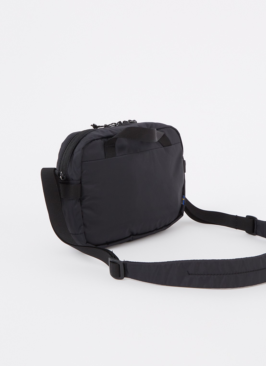 Fjällräven High Coast crossbodytas met logo - achterkant zwart