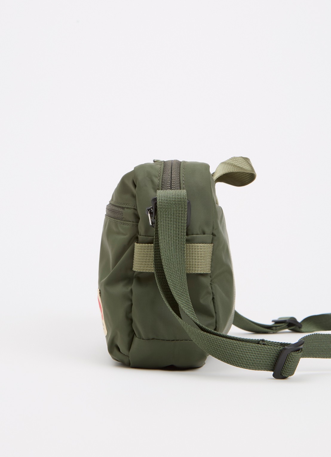 Fjällräven High Coast crossbodytas met logo - detail 3 bronsgroen