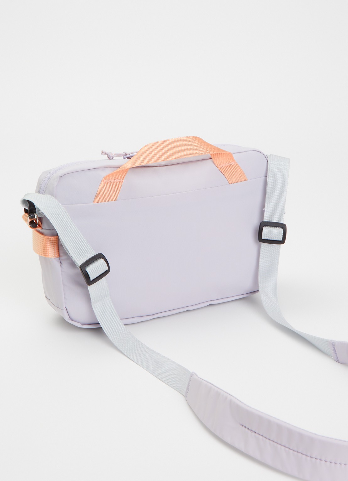 Fjällräven High Coast crossbodytas met logo - achterkant 2 lichtpaars