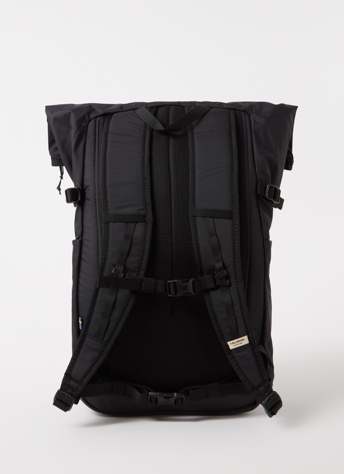 Fjällräven High Coast rugzak met 14 inch laptopvak - unisex - achterkant 2 zwart
