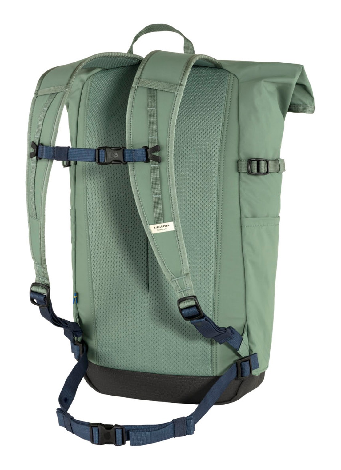 Fjällräven High Coast rugzak met 14 inch laptopvak - unisex - detail olijfgroen