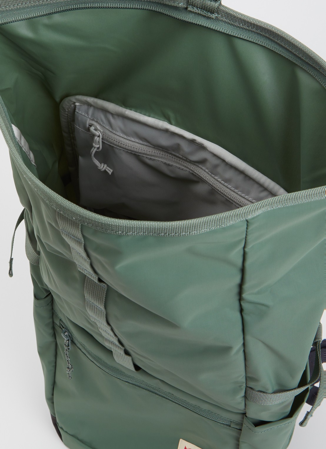 Fjällräven High Coast rugzak met 14 inch laptopvak - unisex - detail 3 zeegroen