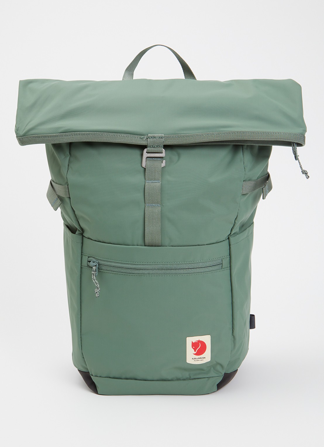 Fjällräven High Coast rugzak met 14 inch laptopvak - unisex - voorkant 2 zeegroen