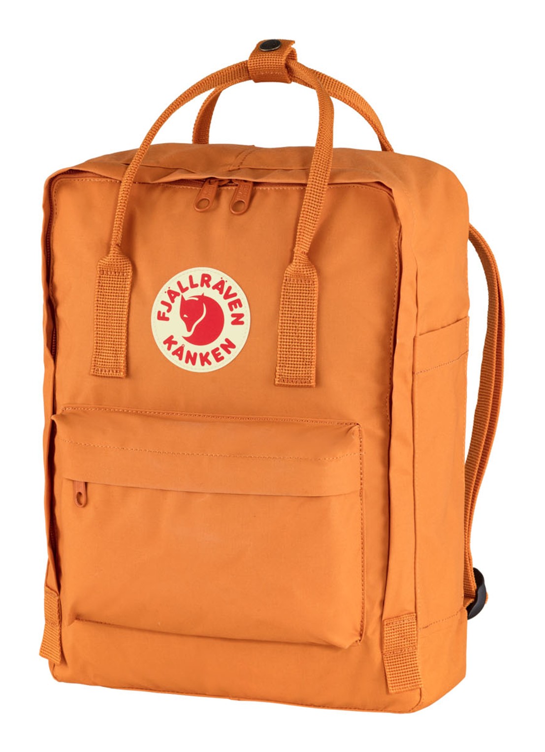 Fjällräven Kånken Original rugzak met 15 inch laptopvak - detail oranje