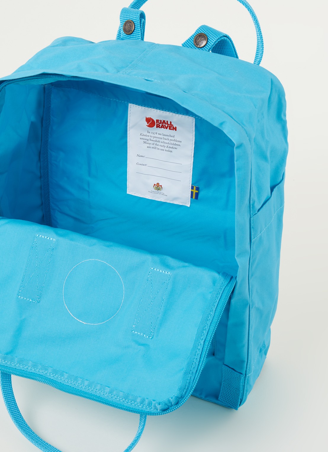 Fjällräven Kånken Original rugzak met 15 inch laptopvak - detail 2 turquoise