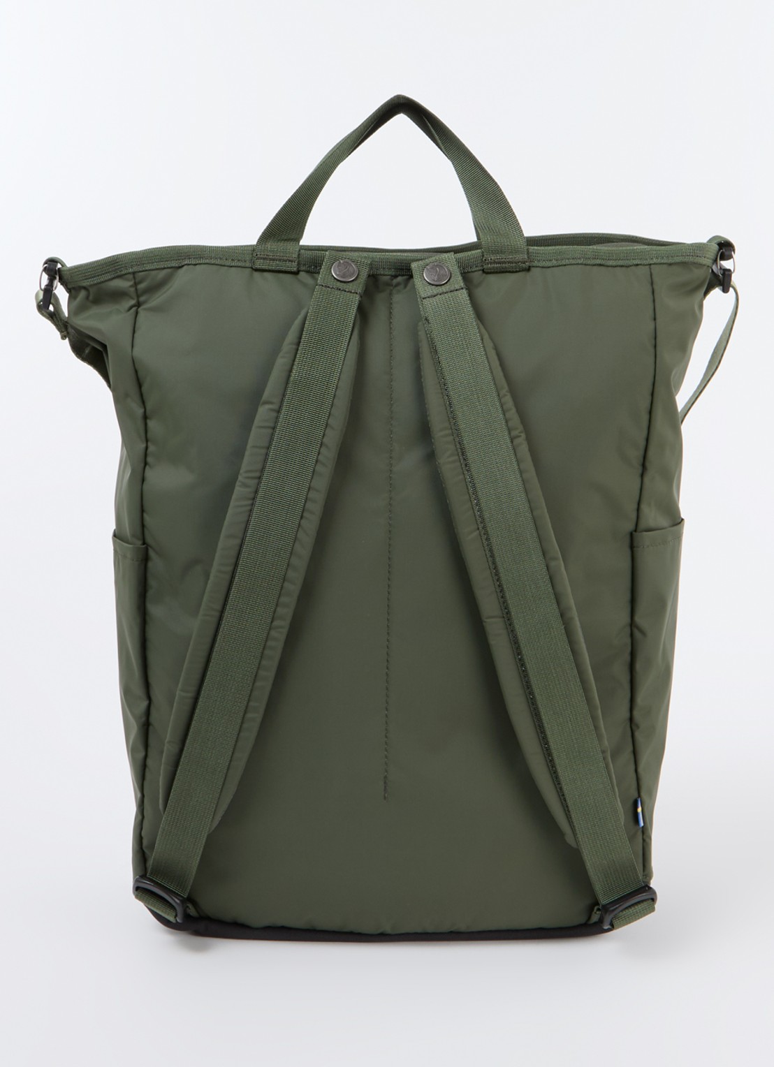 Fjällräven Kånken rugzak met 13 inch laptopvak - achterkant legergroen