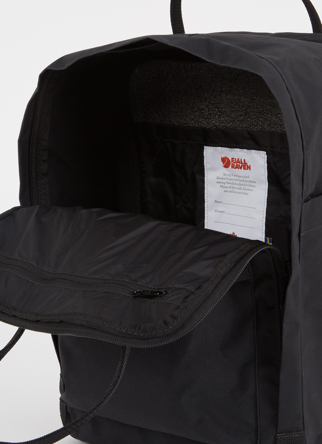 Fjällräven Kånken rugzak met 17 inch laptopvak  - detail 2 zwart