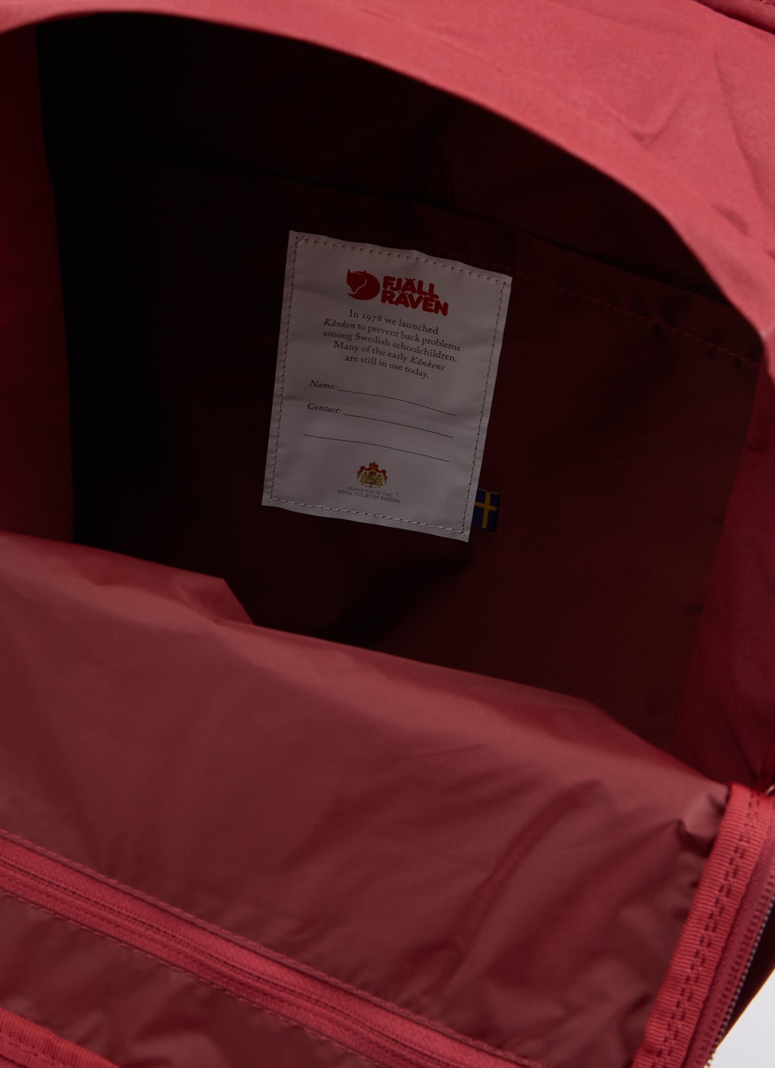 Fjällräven Kånken rugzak met 17 inch laptopvak  - detail 2 donkerrood