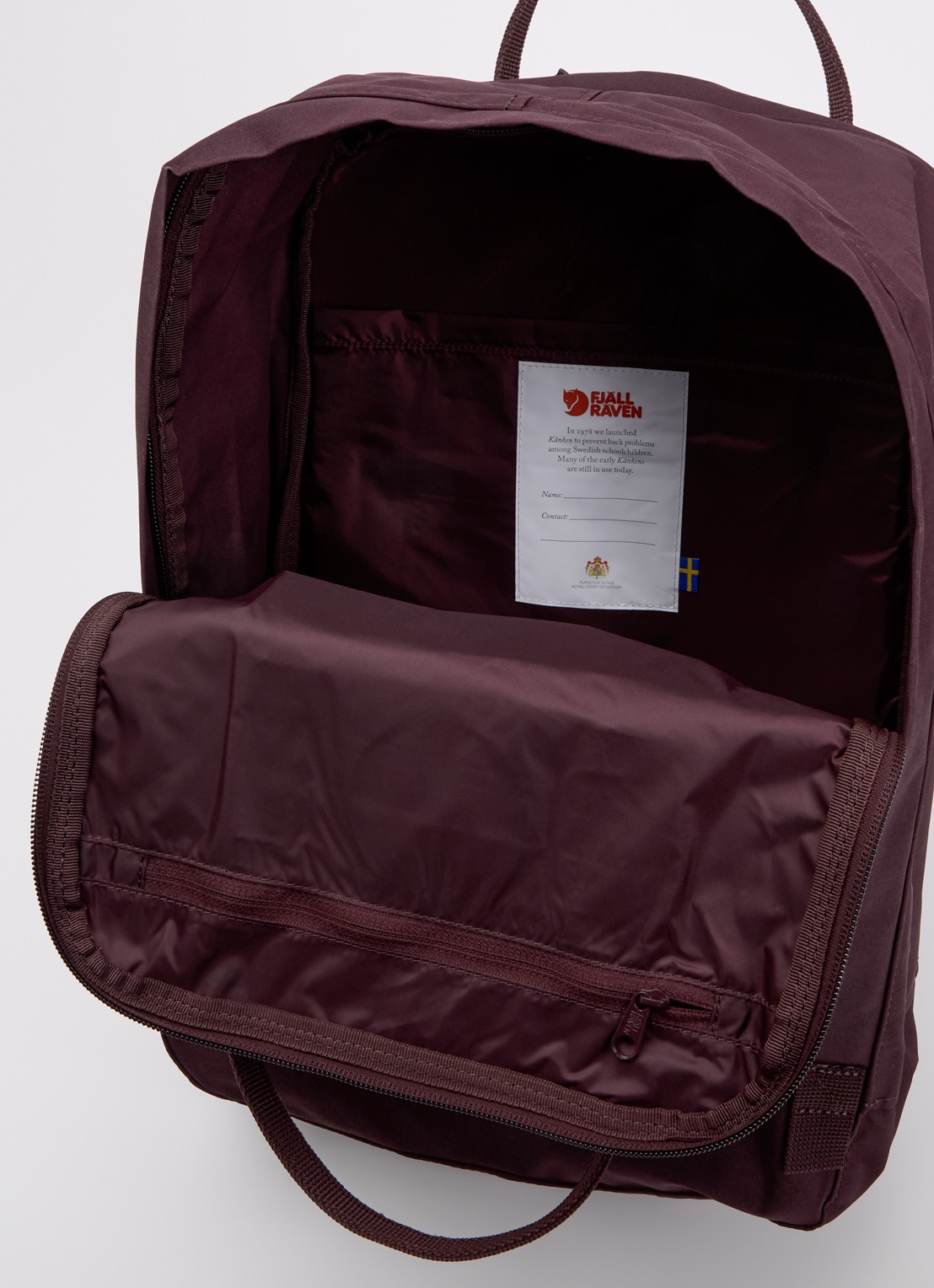 Fjällräven Kånken rugzak met 17 inch laptopvak  - detail 2 aubergine