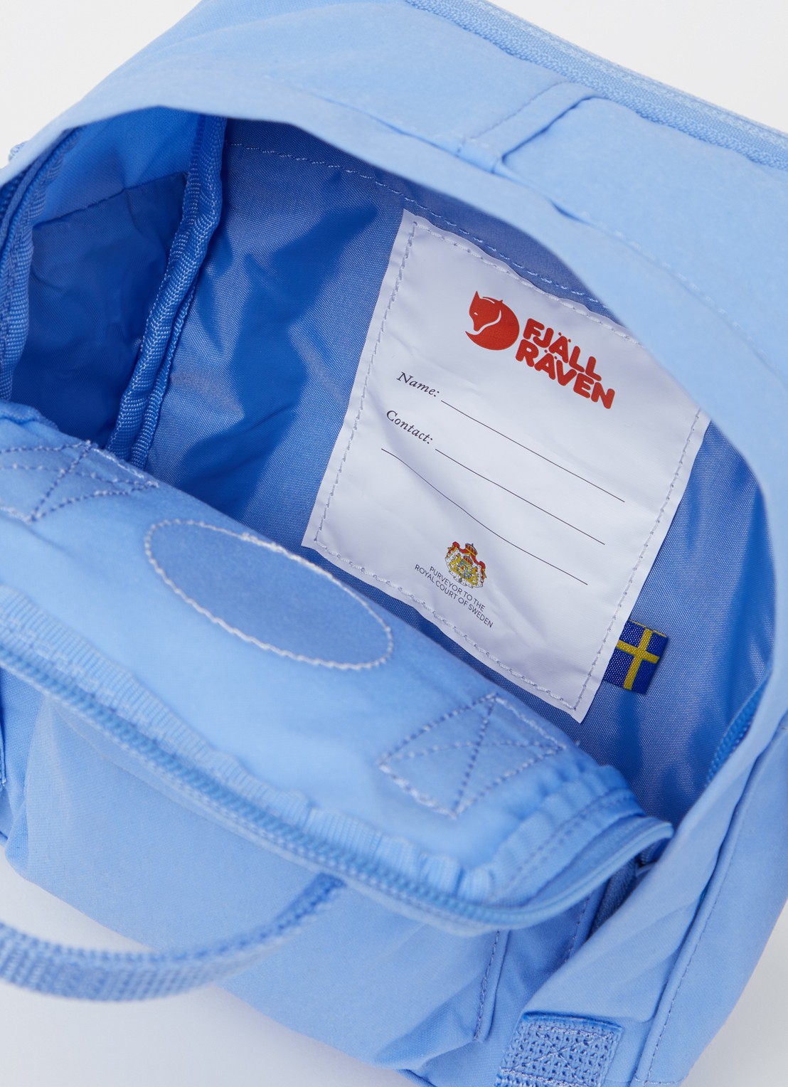 Fjällräven Kånken Sling crossbodytas met logo - detail staalblauw