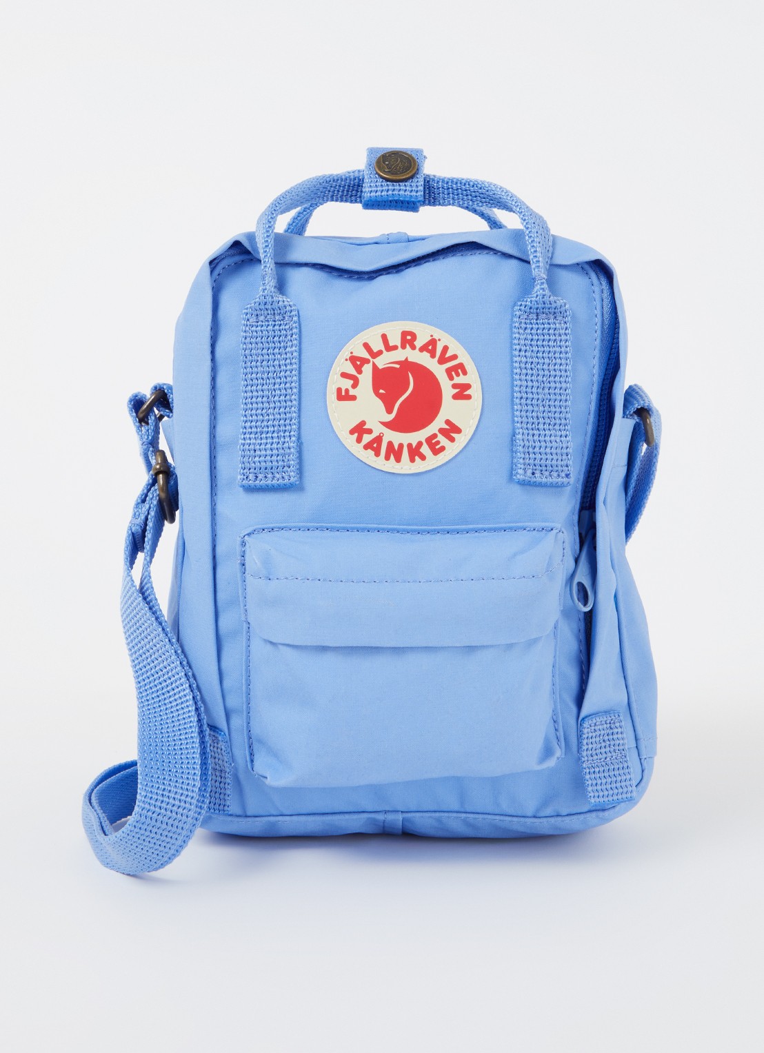 Fjällräven Kånken Sling crossbodytas met logo - voorkant 3 staalblauw