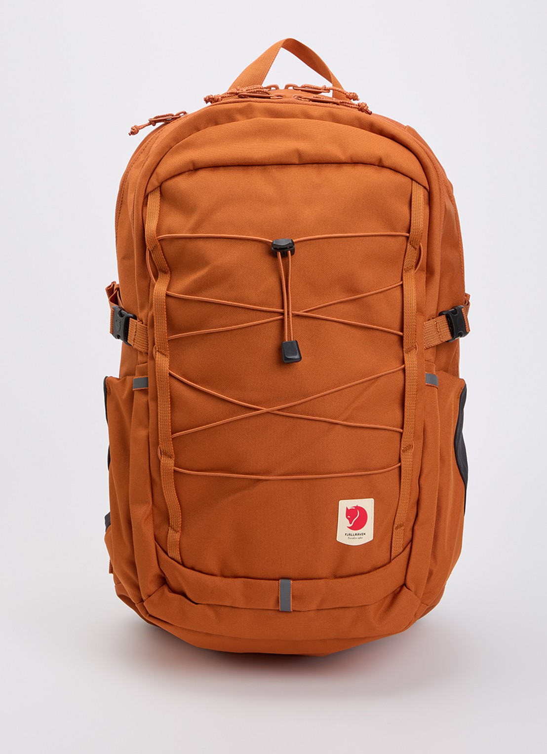 Fjällräven Skule 28 rugzak met 15 inch laptopvak - voorkant bruin