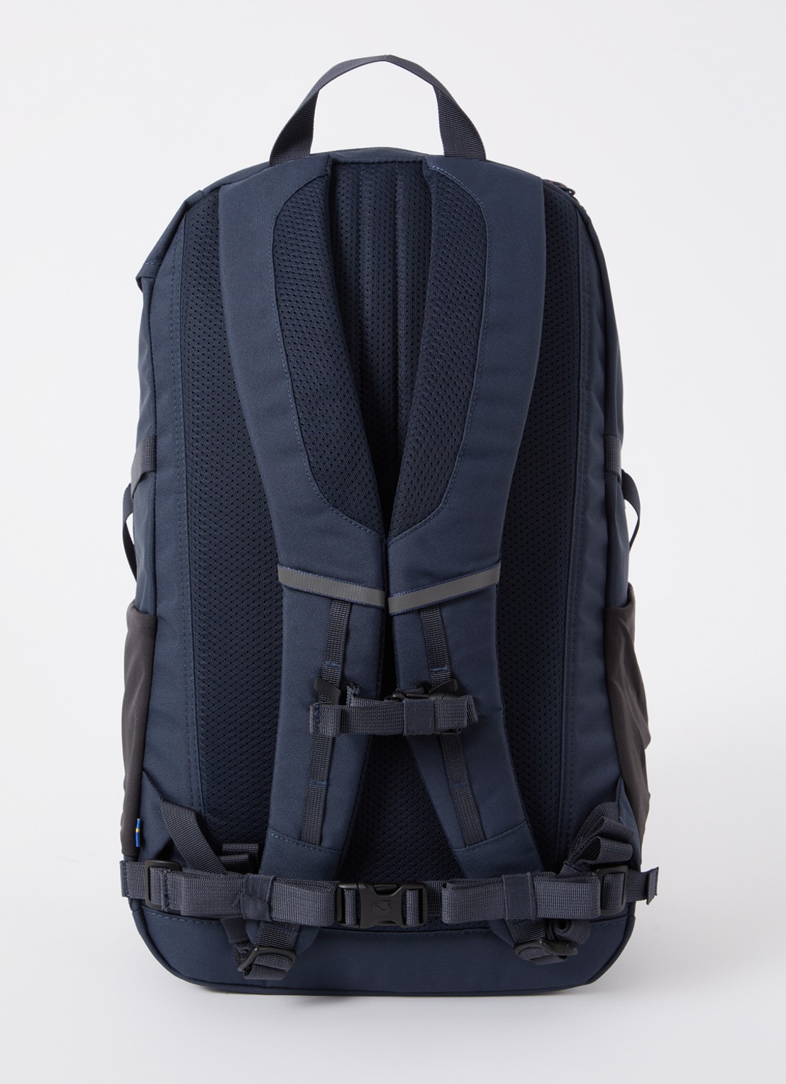 Fjällräven Skule 28 rugzak met 15 inch laptopvak - achterkant 3 donkerblauw