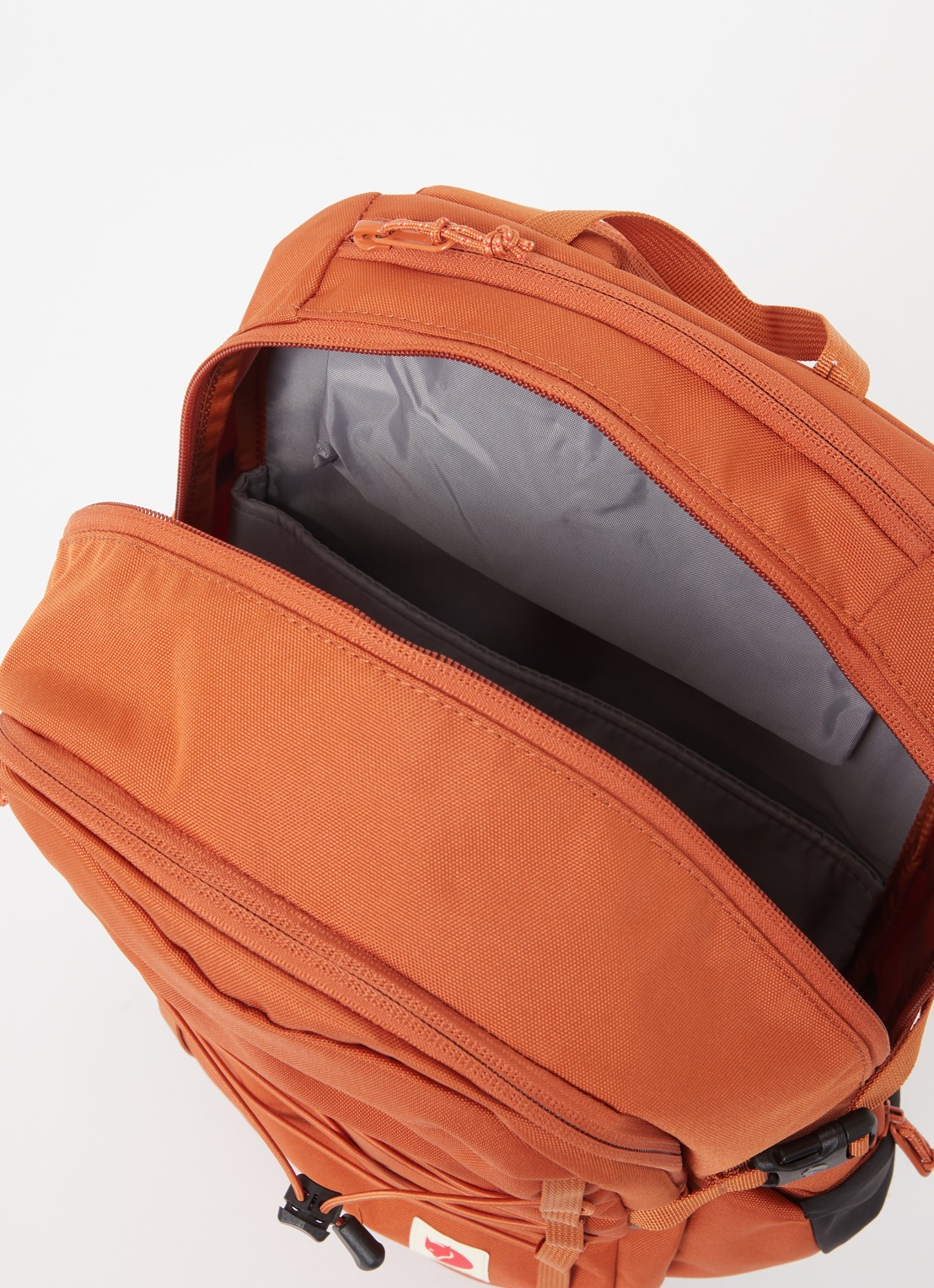 Fjällräven Skule rugzak met  13 inch laptopvak  - detail 3 oranjerood