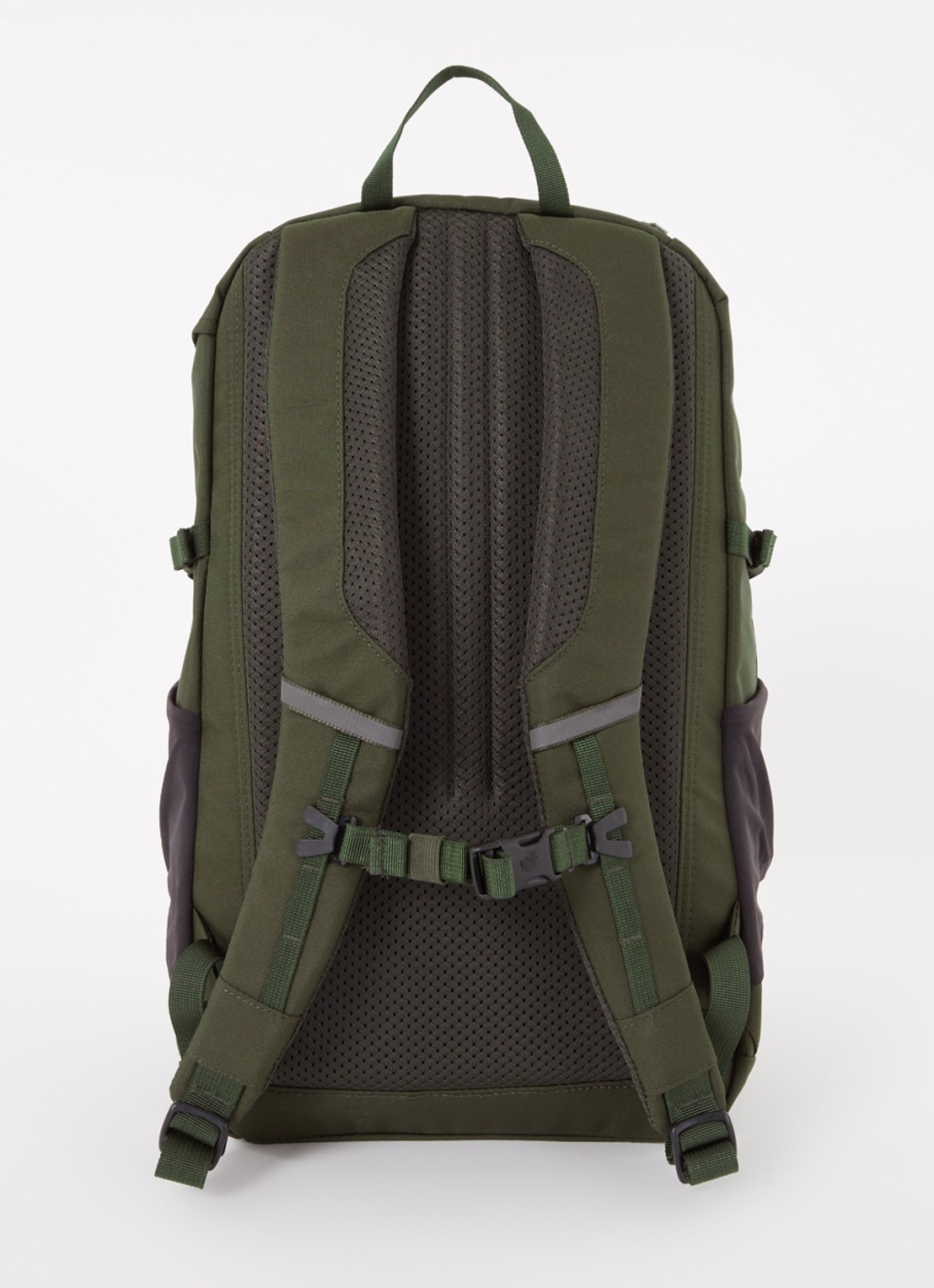 Fjällräven Skule rugzak met  13 inch laptopvak  - achterkant bronsgroen