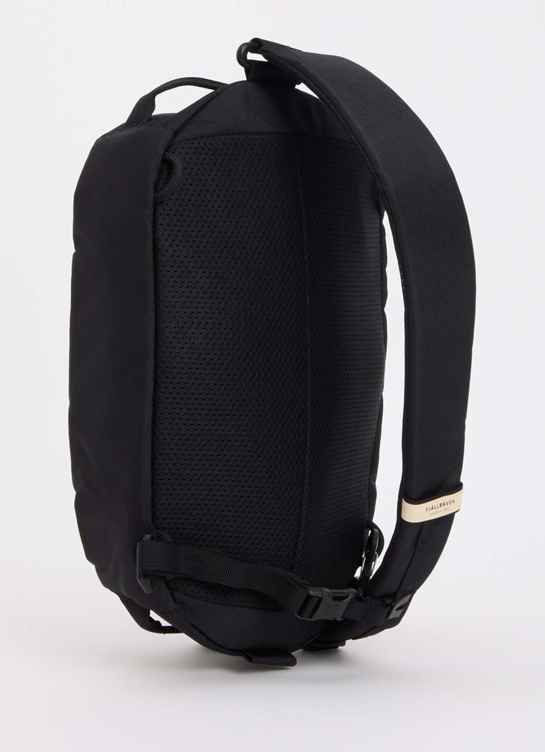Fjällräven Skule Sling 6 crossbodytas met verstelbare schouderriem - achterkant zwart