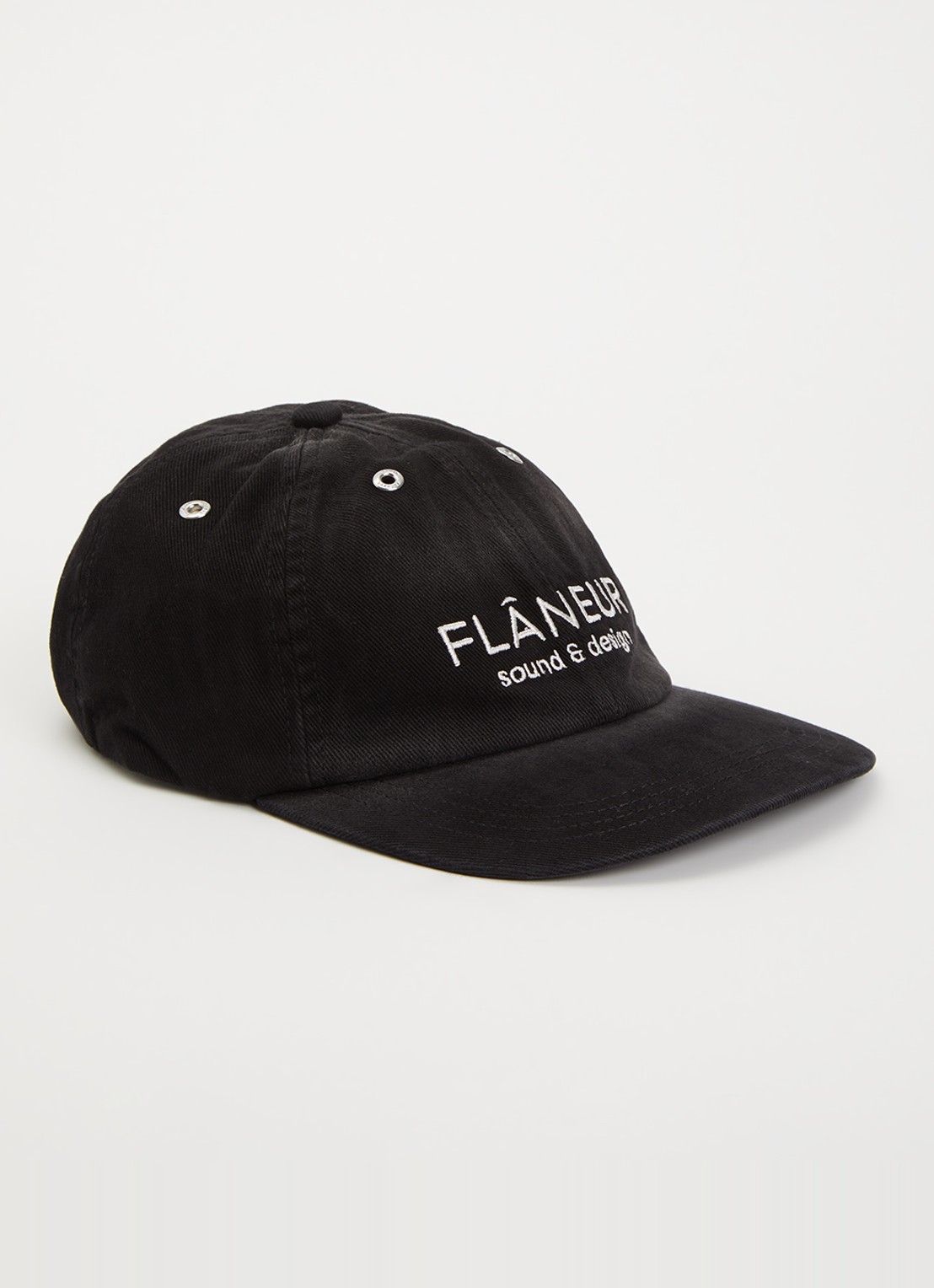 FLÂNEUR S&D Studio Member Pet met logoborduring - voorkant 2 antraciet