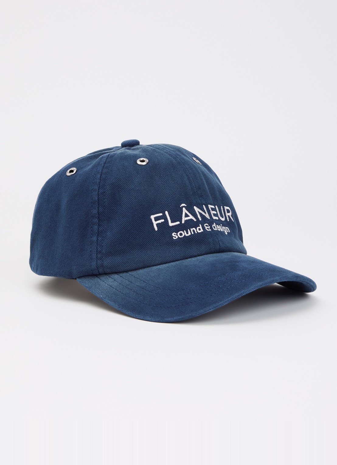 FLÂNEUR S&D Studio Member Pet met logoborduring - voorkant 2 donkerblauw