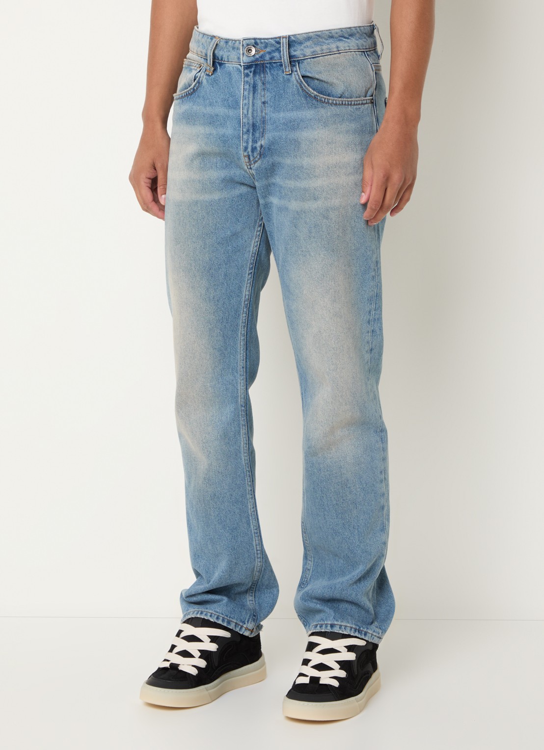 FLÂNEUR Straight leg jeans met steekzakken - detail 2 indigo