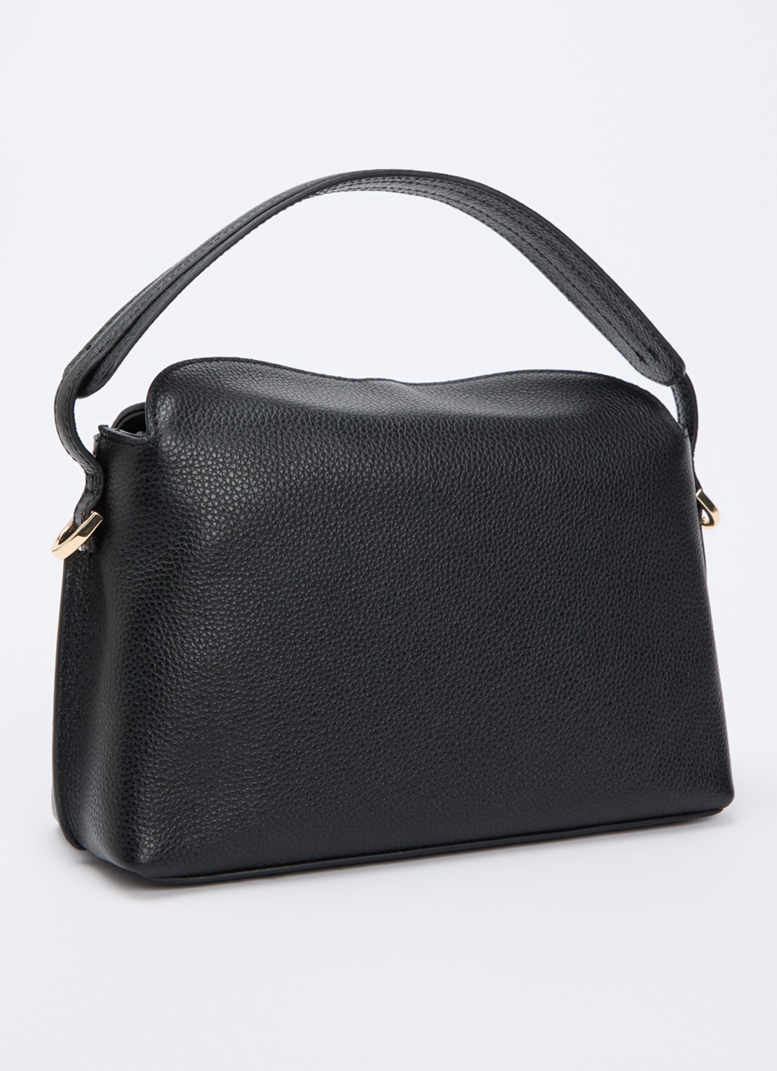 Flattered Hanna Mini handtas van leer met afneembare schouderriem - achterkant 5 zwart