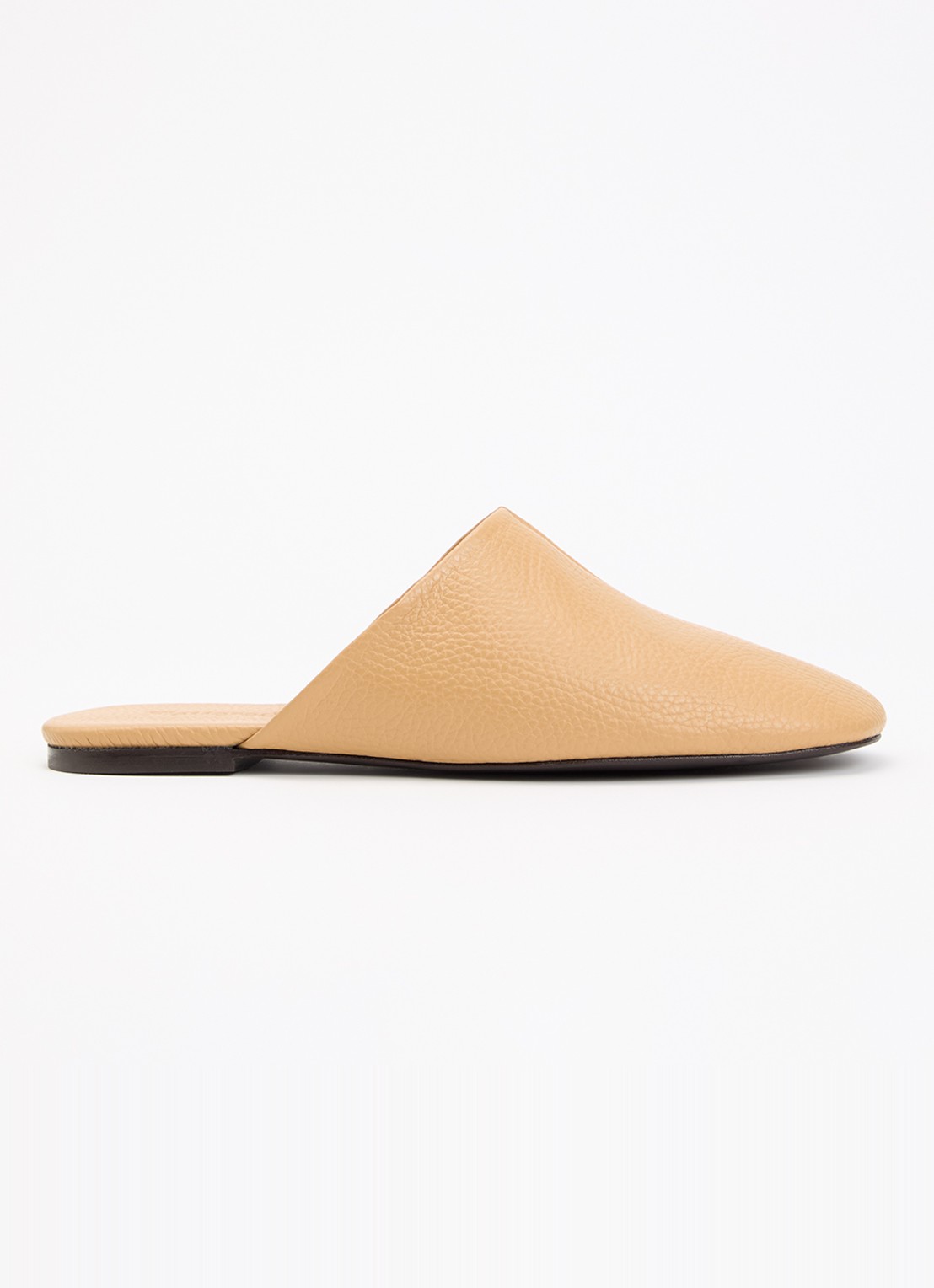 Flattered Maurine instapper van leer  - voorkant beige