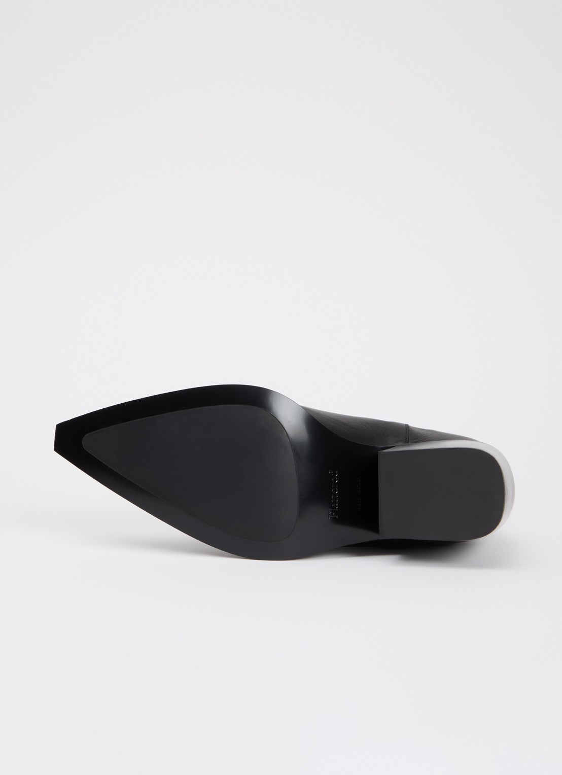 Flattered Sandra chelsea boot van leer - detail 2 zwart