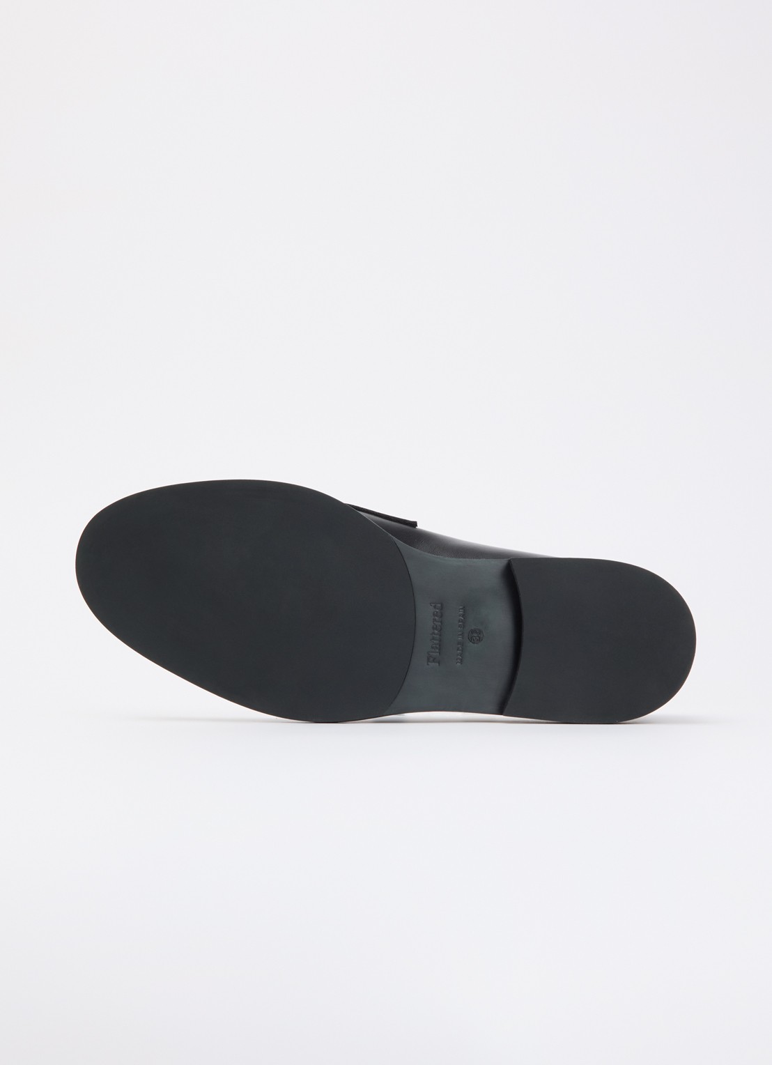 Flattered Sara loafer van leer - detail 4 zwart