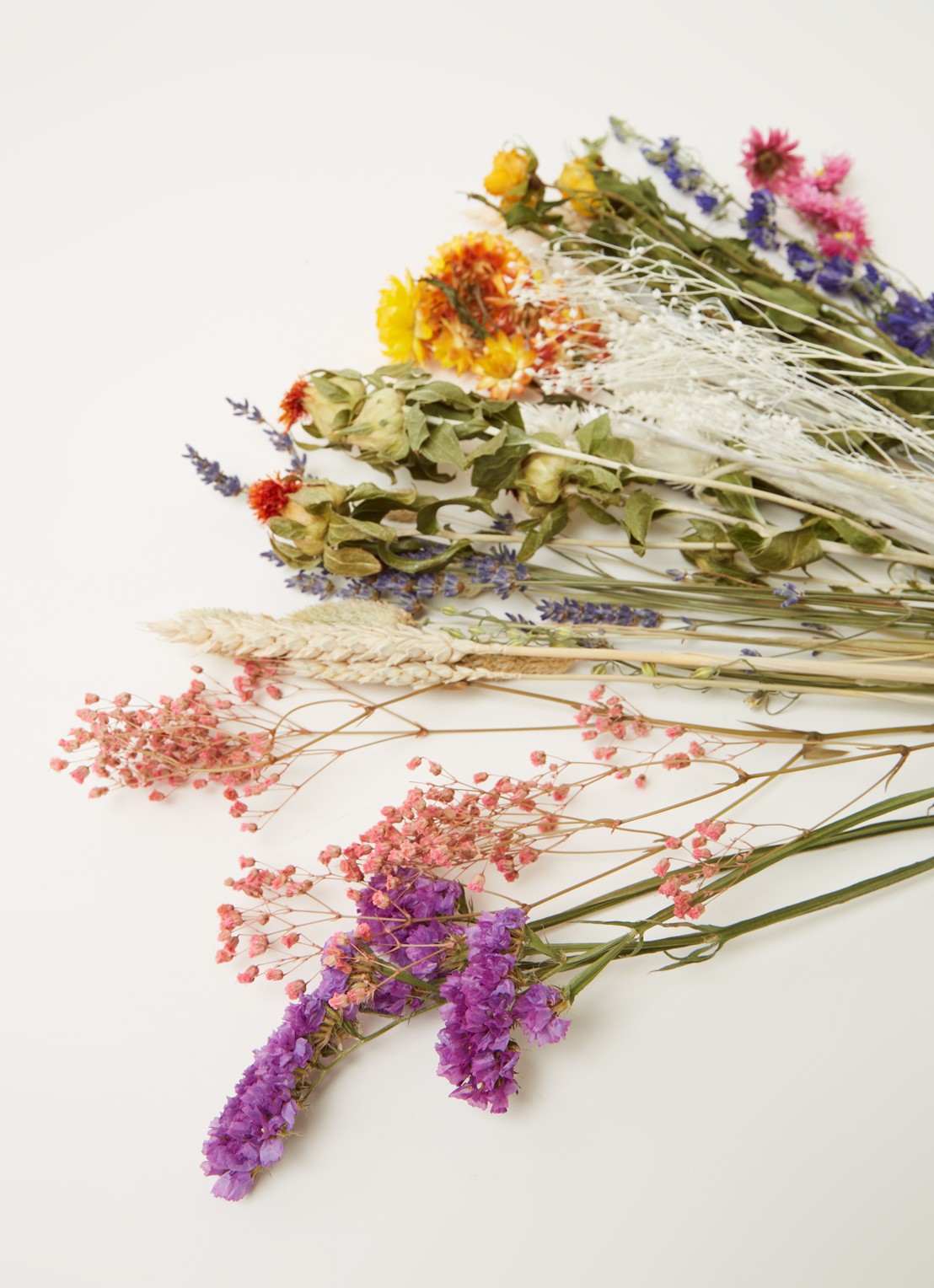 Floriette Wildflowers by Floriette droogbloemen - detail roze