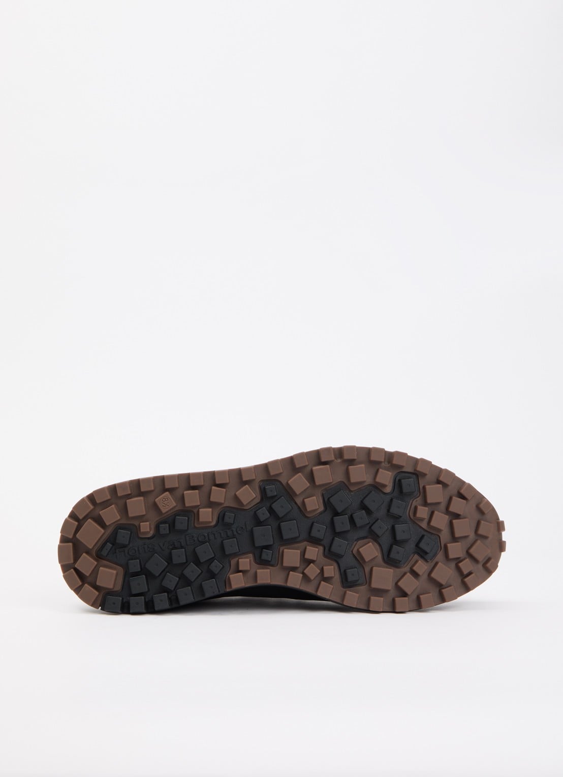 Floris van Bommel De Gripper 03.07 sneaker van nubuck - detail 4 zwart