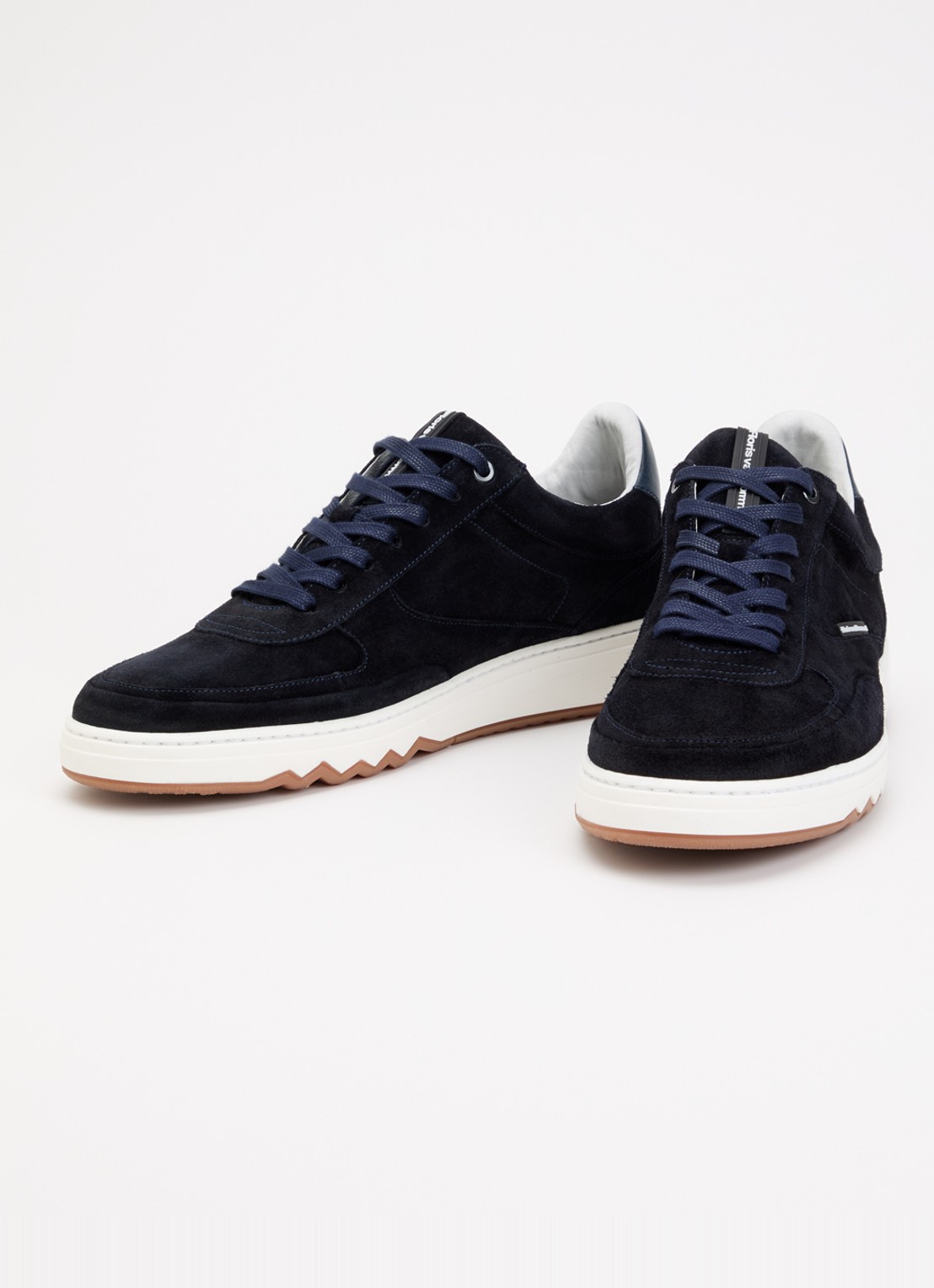Floris van Bommel De Kupster 05.26 sneaker van suède - detail 3 royalblauw