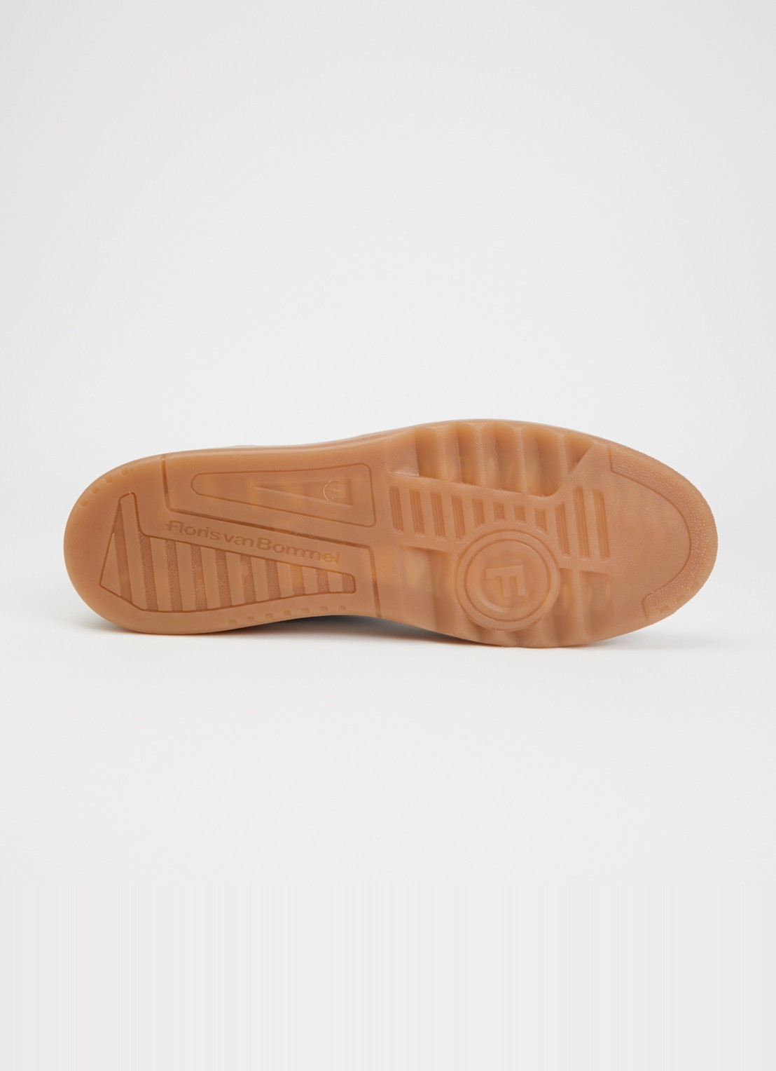 Floris van Bommel De Kupster sneaker van leer - detail 5 lichtgrijs