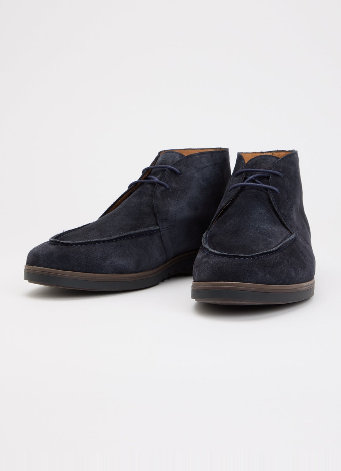 Floris van Bommel De Oister 05.04 veterschoen van kalfssuède - detail 3 blauw