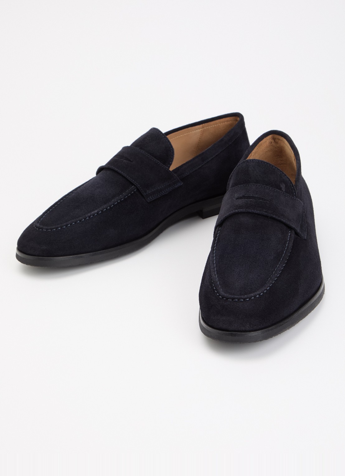 Floris van Bommel Reda 02.03 loafer van suéde  - detail 3 royalblauw