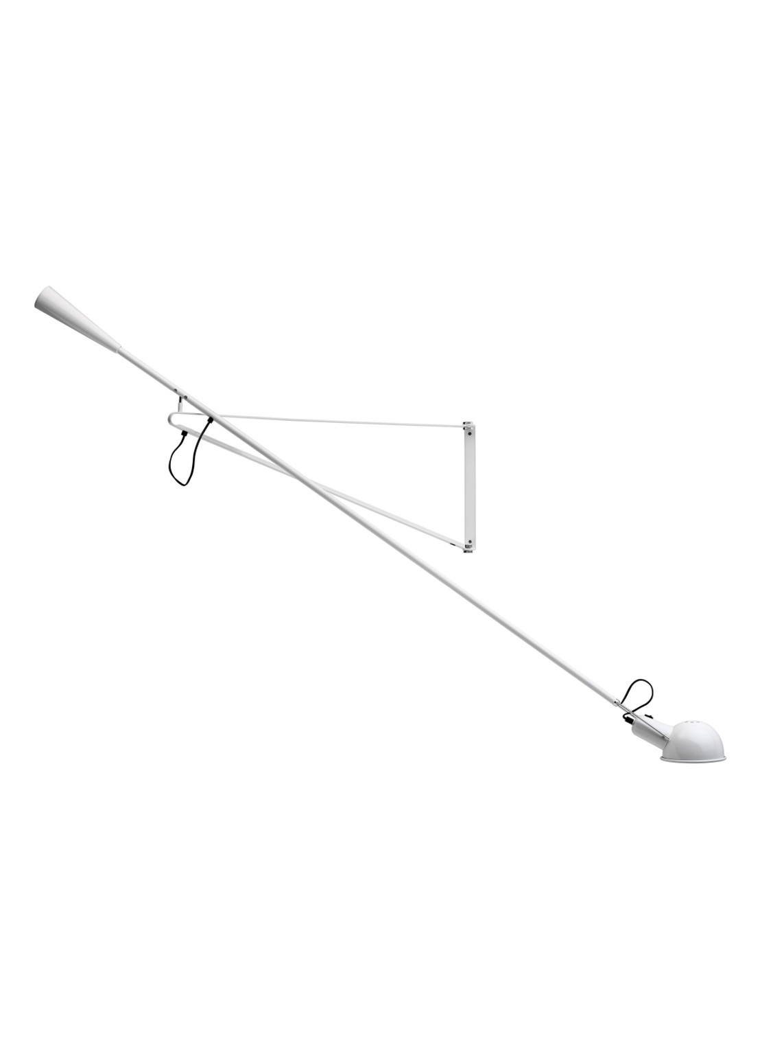 Flos 265 wandlamp - voorkant wit