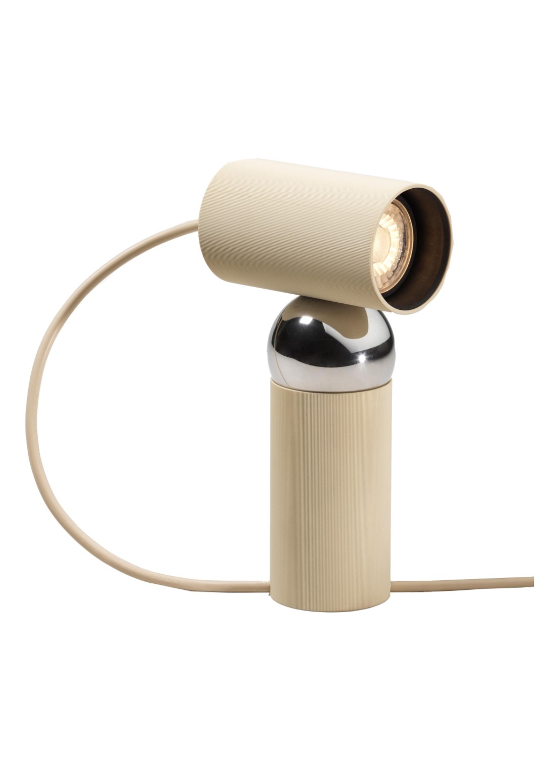 Flos Bilboquet tafellamp 20,3 cm - voorkant beige