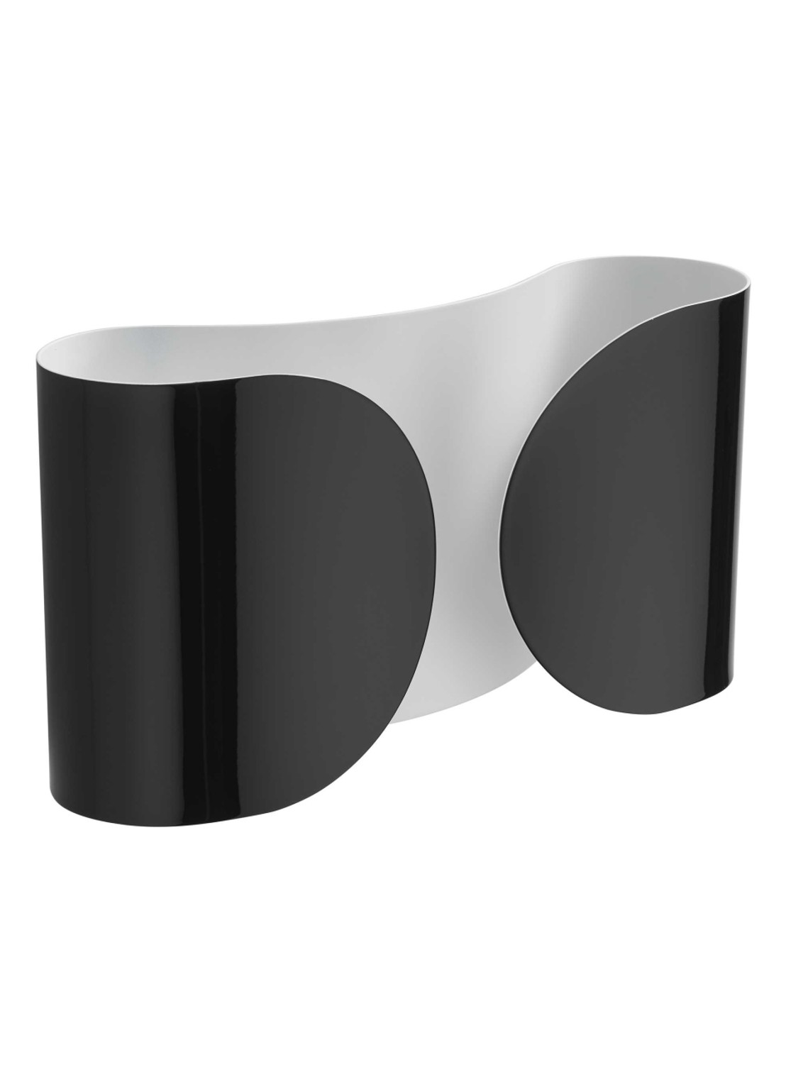 Flos Foglio wandlamp - voorkant zwart