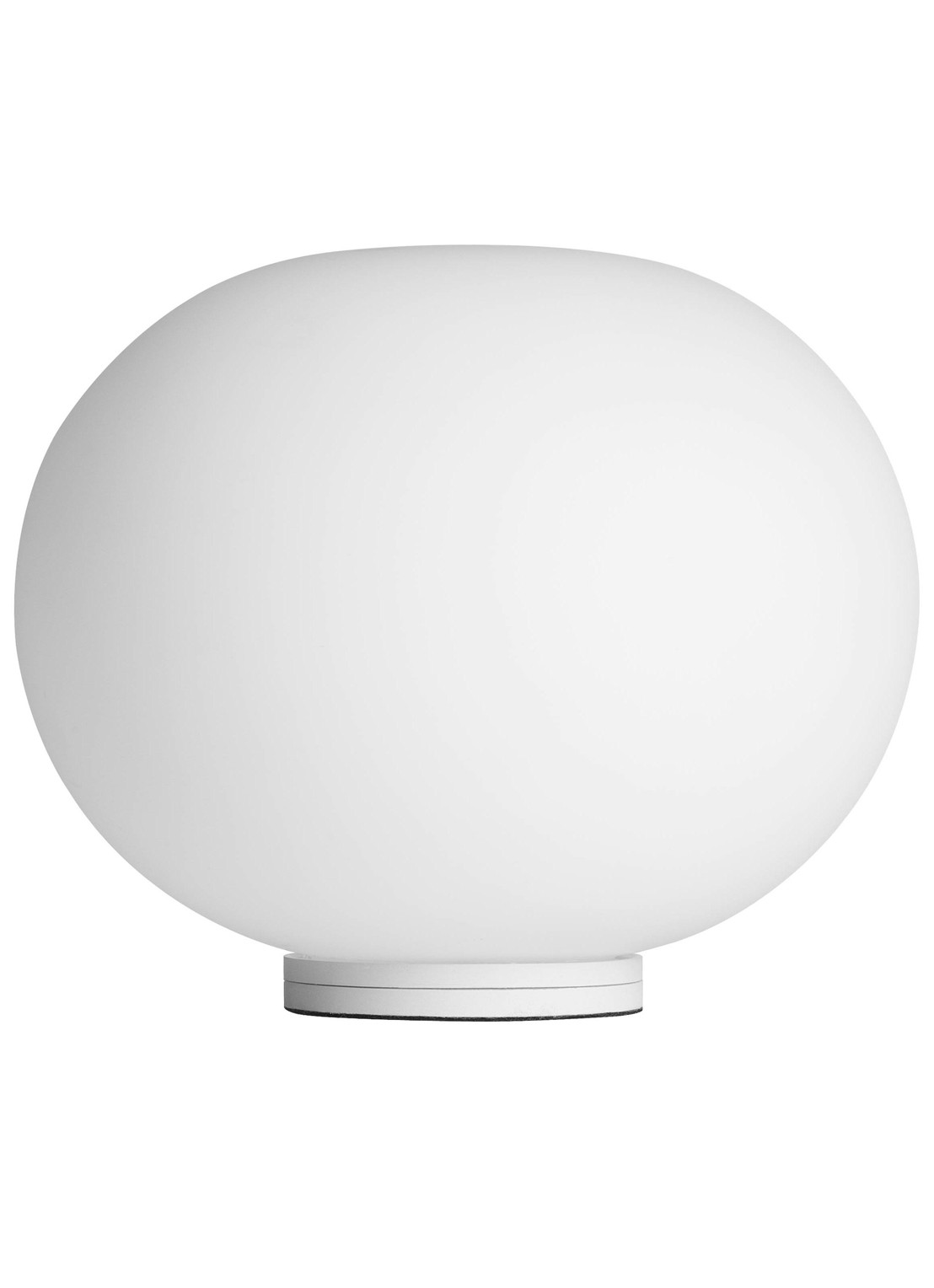 Flos Glo-Ball Basic Zero tafellamp 16 cm - voorkant wit