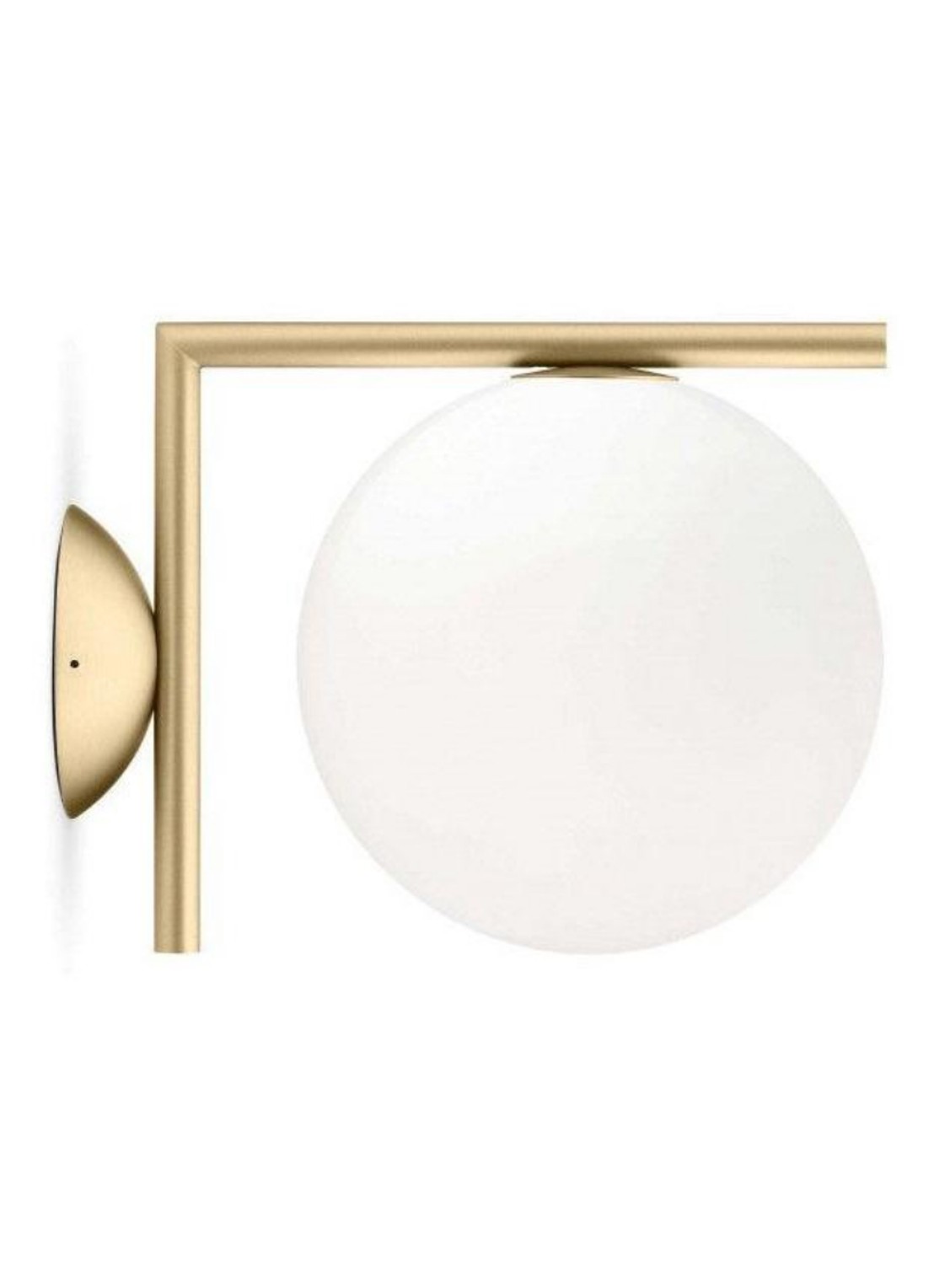 Flos IC Lights C/W1 wandlamp - voorkant goud