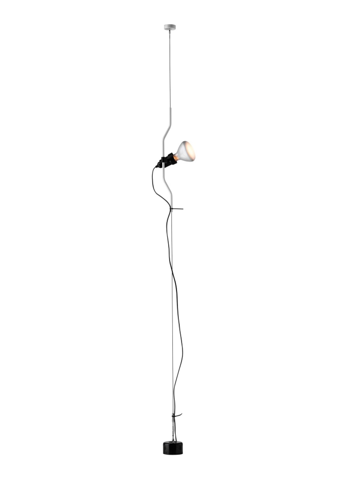 Flos Parentesi hanglamp Ø11 cm - voorkant wit