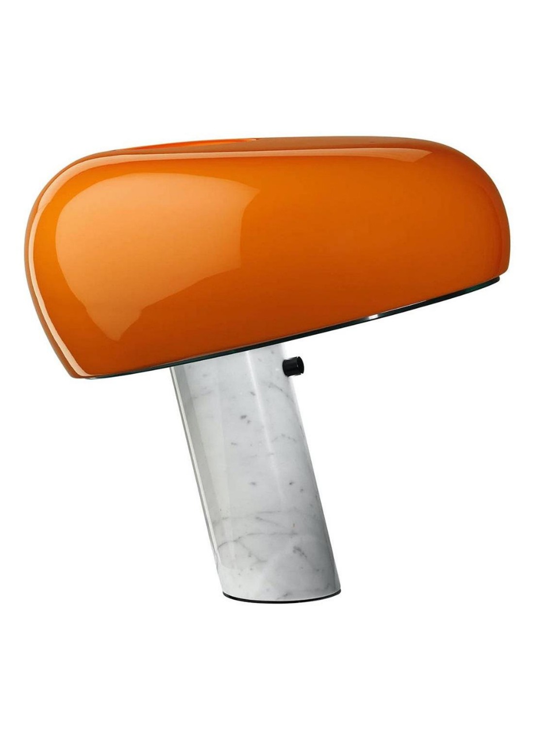 Flos Snoopy tafellamp 37 cm - voorkant oranje